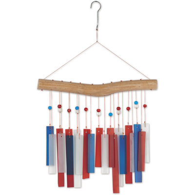 Patriotic Recto Seaglass Wind Chime - 6A9EBE2CAAE04FAC860D053D6FA9465A