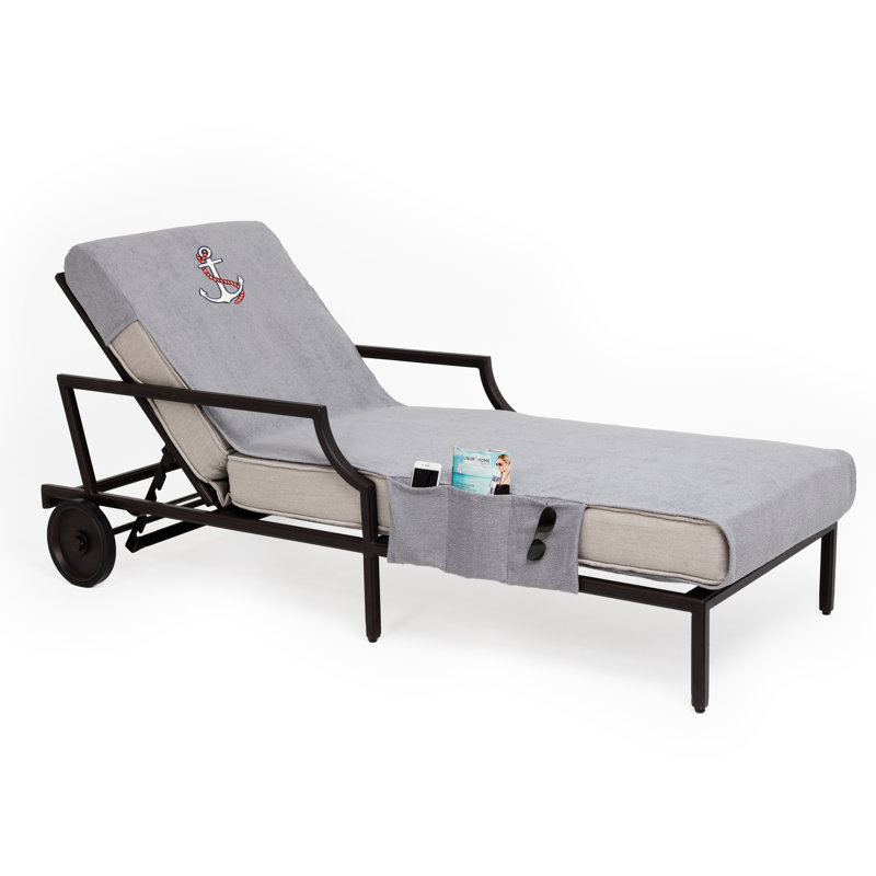 Chaise Lounge Cover Outdoor Cover, Gray