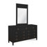 Commode 9 tiroirs avec miroir Warwick
