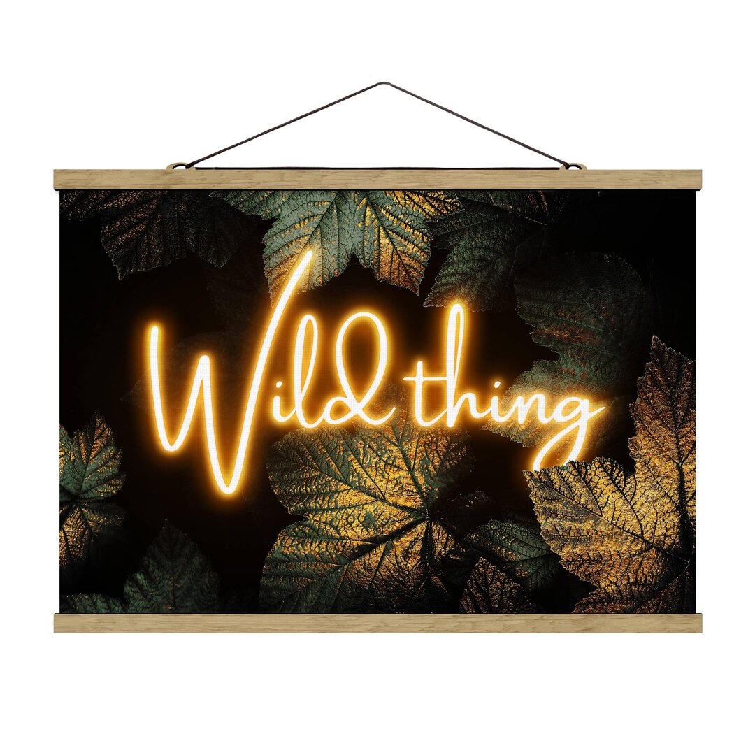 Drucken Wild Thing Golden Leaives von Elisabeth Fredriksson