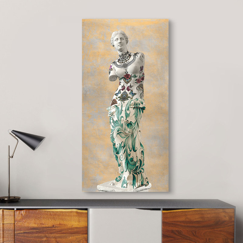 Stattoo II – Venus 1 Piece Wrapped Canvas Wall Art, 35cm H x 70cm W x 4cm D