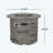 Outdoor 32" Round MgO Propane Fire Pit