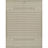 Thompson Wool Geometric Area Rug in Beige