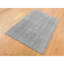 2'x3' Grey 100% Wool Tone on Tone Design Hand Loomed Sample Rug G87825