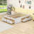 Wooden Platform Bed with 6 Drawers-212478042-212478044