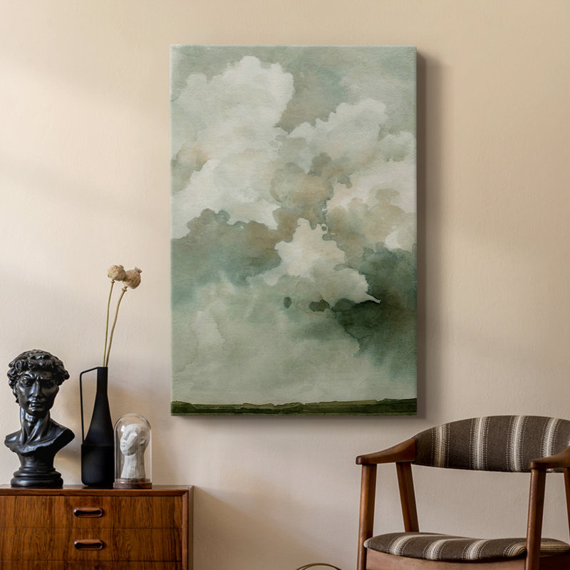 «Coming Rain I» - galerie sur mesure Cavas, H 18 po x l 12 po