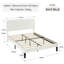 Shasta Upholstered Beds, Modern Platform Bed Frame with Adjustable Headboard, Wooden Slats Support, No Box Spring Needed-110886747-125185140