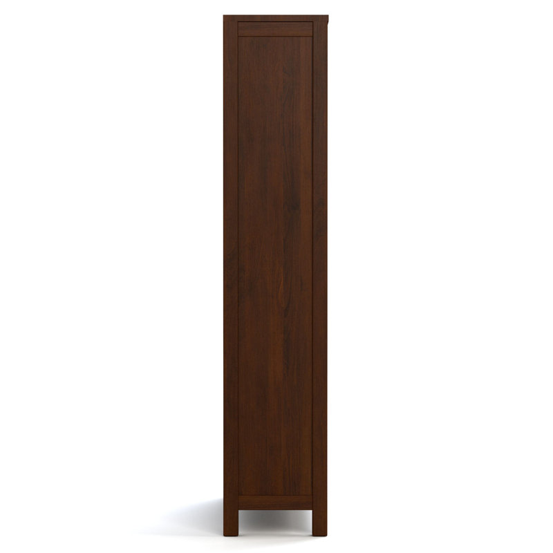 Origins Solid Wood Bookcase, (5 Shelves) 60"H x 36"W x 12"D