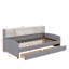 Lit plateforme simple tapissier avec tiroirs-359215003