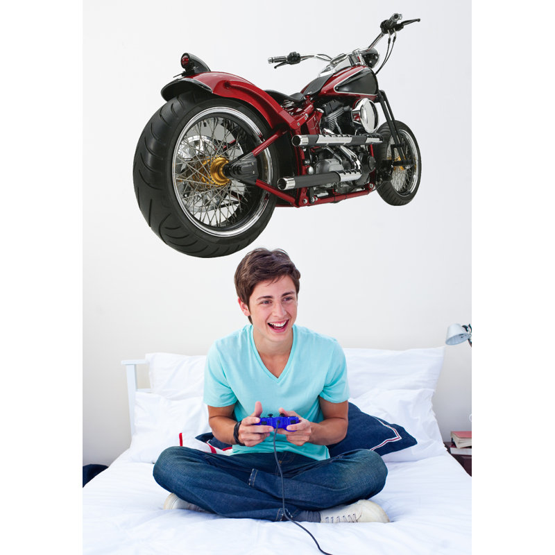Adhésif décoratif moto VII, H 51 po x l 60 po