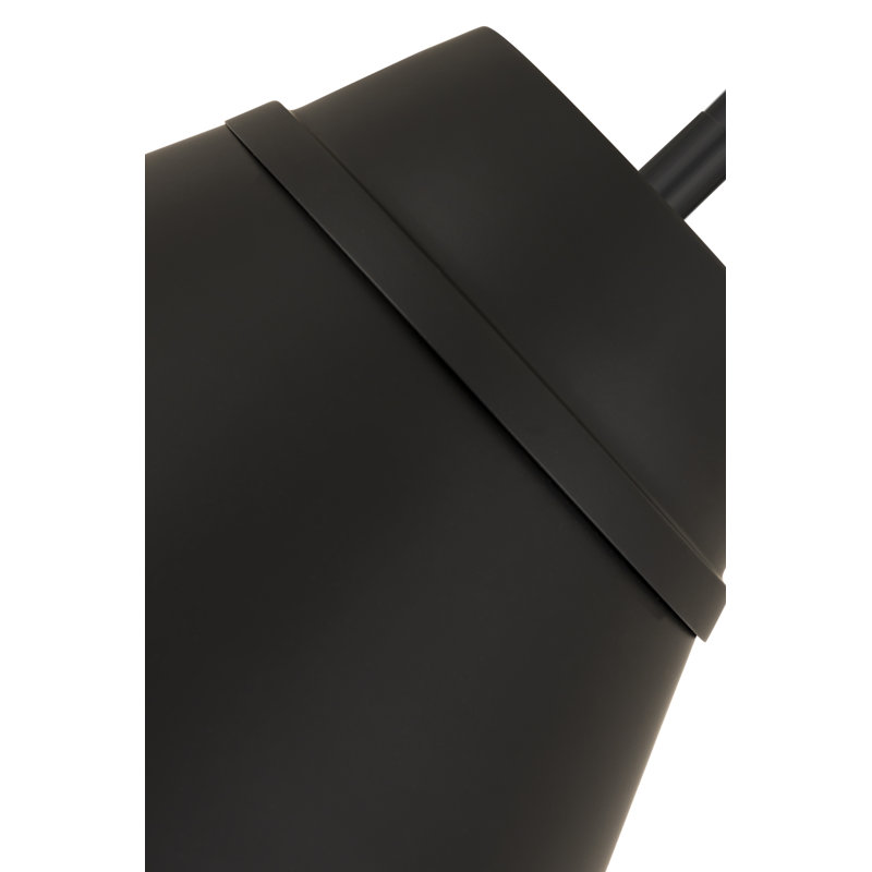 Luminaire suspendu à intensité réglable 1 lumière Haveman, H 15,5 po x l 12 po x P 12 po, Noir mat