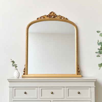 Arch Freestanding and Wall Overmantel Mirror