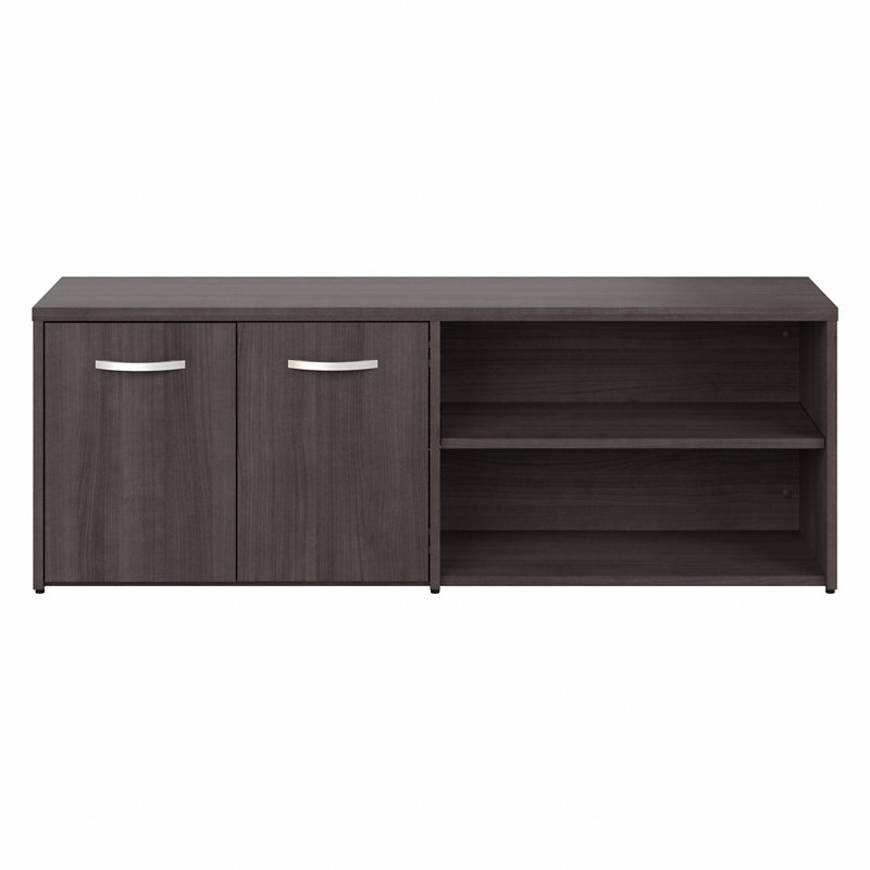 Kemry 59'' Wide 2 - Shelf Credenza, Storm Gray