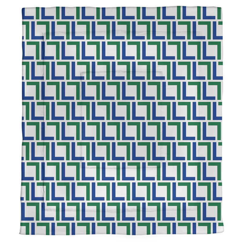 Édredon simple Football Luxury, Édredon très grand, Silver/Blue/White