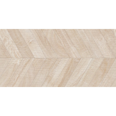 Chevron Artwood 24x48 Wood Look Matte Porcelain Tile In