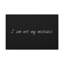 Not My Mistakes 1 Piece Wrapped Canvas Wall Art-1387610346