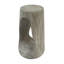 Table d'appoint d'extérieur, table de bout à conception creuse, tabouret de jardin pour patio, table d'appoint décorative pour terrasse de balcon sur la plage, béton léger, texture semblable au bois-447908193-447908194-447908222