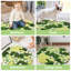 Tapis de salle de bain vert Moss
