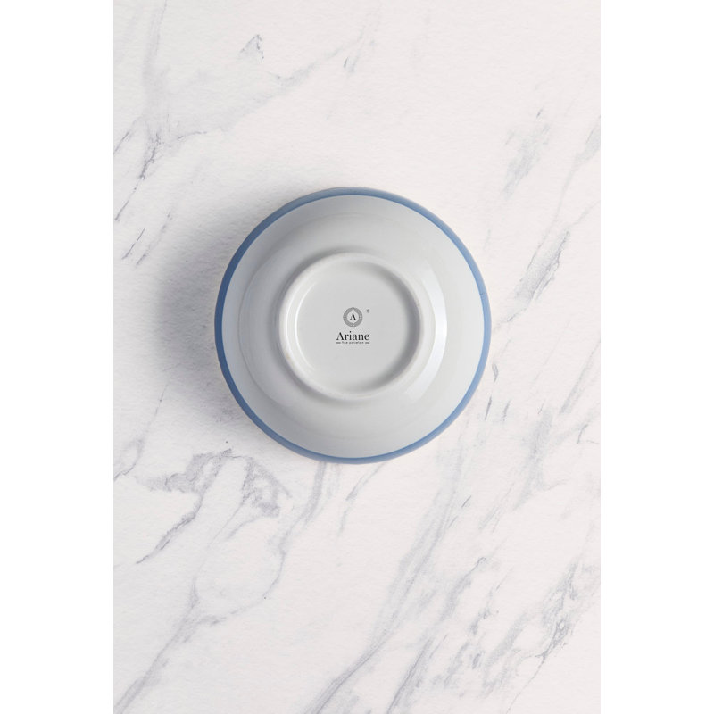 TWISTER-BLUE Premium Porcelain Bowl | 5.5" Prime Non Stackable Bowl | Microwave & Dishwasher Safe, Blue