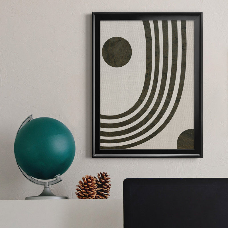 «Tubular Abstract I», reproduction encadrée de qualité supérieure, prête à être accrochée, H 30,5 po x l 22,5 po x P 1,5 po
