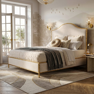 Lit plateforme tapissier Premier