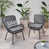 Gray Cushion/Black Frame selected