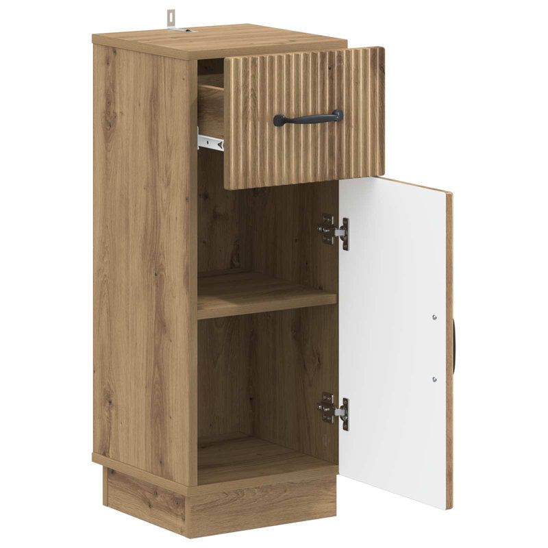 Bathroom Cabinet, Artisan Oak