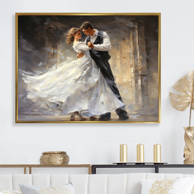 Couple Dance Ballroom Waltz II - Dance, art mural sur toile