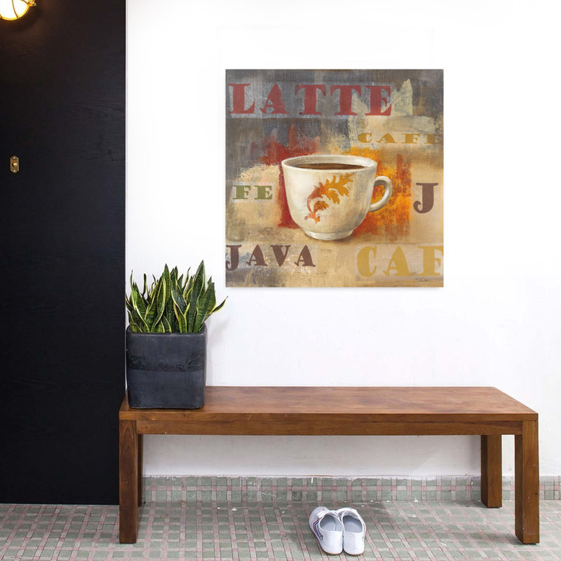 Contemporary Urban Cafe Iv avec art café cappuccino, H 32 po x l 32 po