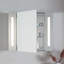 Myer 650mm W 600mm H Surface Frameless Medicine Cabinet Mirror 3 Fixed
