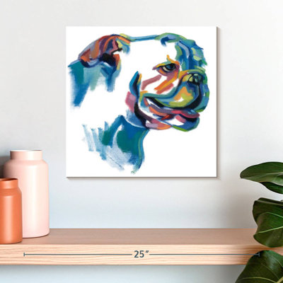 Peinture de bouledogue Brampt
