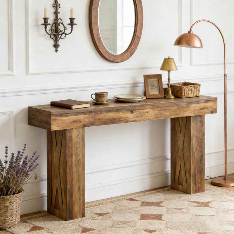 Farmhouse Console Table Sofa Table Hallway Table