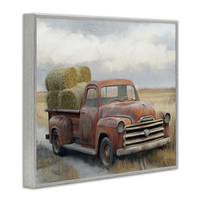 Giclée encadrée de Hay Farm, par Kim Allen