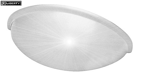 (Paquet de 5) Poignée de coupe simple 2 1/2 po chrome
