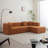 105.5" Modular L-Shaped Sectional Floor Couch