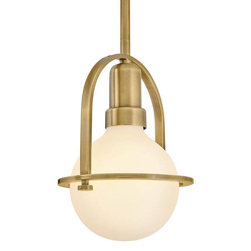 Somerset 1 - Light Semi Flush Mount, Heritage Brass