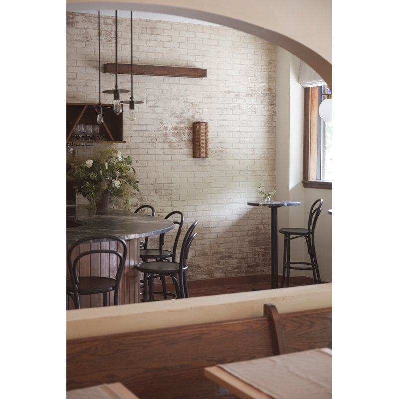 Gunther Pendant Light, Aged Brass, 12.25" H x 11" W x 11" D