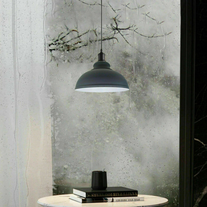Reich 1 - Light Dome Pendant, 116cm H x 29cm W x 29cm D, Matt Grey