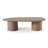 Jaworski - Modern White Oak Coffee Table Set