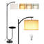 157cm Matte Tray Table Floor Lamp