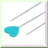 2-Inch Decorative Flat Head Pins 50-Count for Crafting Sewing