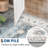 Modern Floral Machine Washable Rug for Living Room Stain Resistant Ultra Soft Low Pile Floor Cover Foldable Lightweight Non Slip Carpet for Bedroom, Dining Room-2064597818