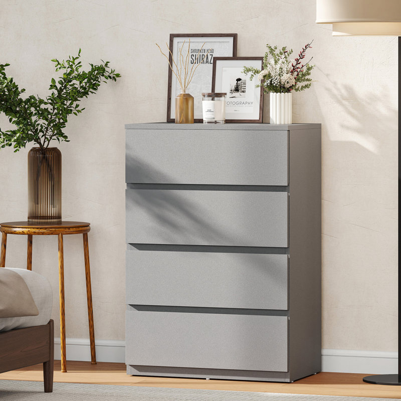 55cm W 4 - Drawer Chest of Drawers, Grey