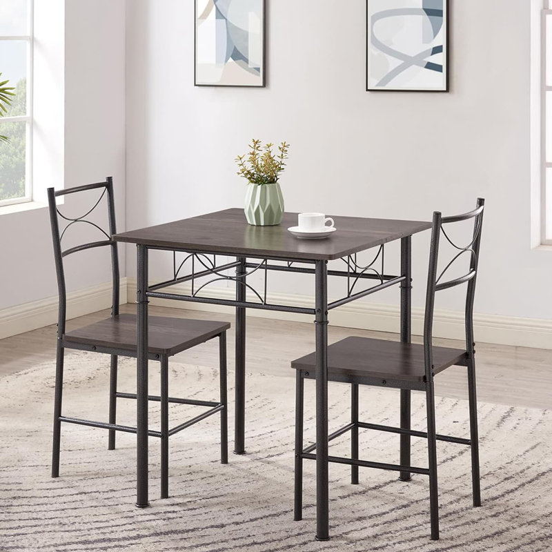 Ensemble 3 pièces de table et chaises