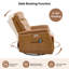 Fauteuil inclinable en similicuir Detine-1419506535