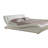 Vegan Leather Platform Bed-21189350-21189349