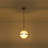 Gridora 1-Light Modern Glass Globe Pendant-2100141761