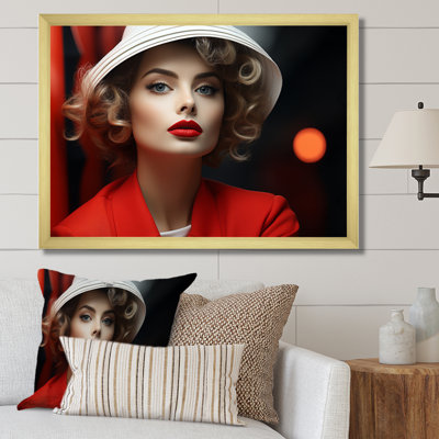Raymie France Parisian Fashion Portrait I - Print