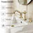 HGN 8 inches 3 Holes  Bathroom Faucet with Pop-up Drain-105249532