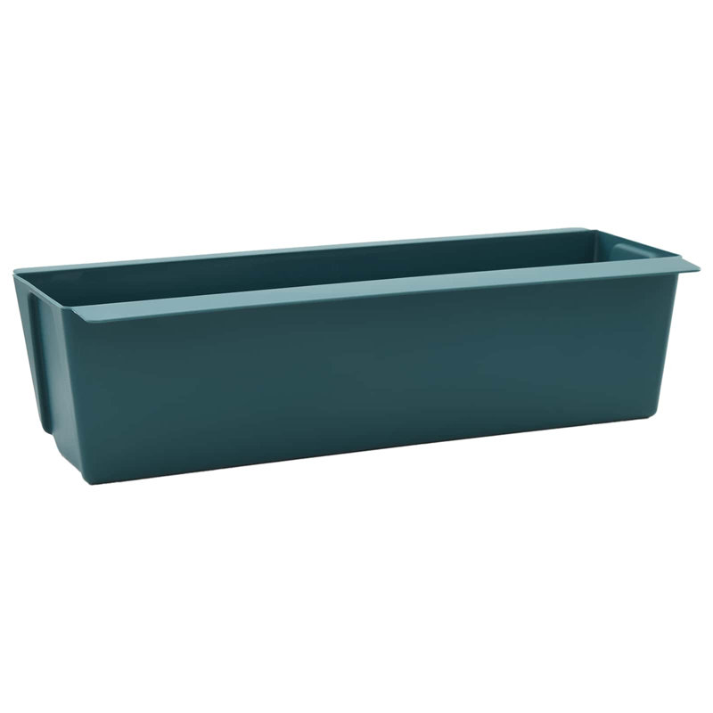 Planter, Green, 9.5cm H x 36cm W x 13.5cm D